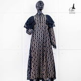 OZIAS BROKAT POLKA 09500 LD 105 I Gamis Fashion Muslimah I Gamis Remaja Kondangan Nyaman Panjang