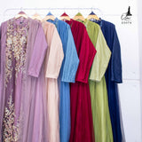 GAMIS OZIAS TILE PREMIUM 03974 LD 105 I Gamis Fashion Muslimah I Gamis Pesta Wanita Nyaman Panjang