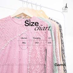 GAMIS OZIAS BROKAT ZIGZAG 09531 LD 105 I Gamis Lebaran Cantik I Gamis Wanita Kondangan Motif Muslim