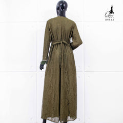 GAMIS OZIAS BROKAT PREMIUM 09532 LD 105 I Gamis Kondangan Remaja I Gamis Simpel Mewah