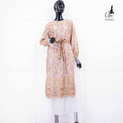 GAMIS OZIAS TILE BALQIS 03991 LD 105 I Gamis Fashion Muslimah I Gamis Rompi Mewah Nyaman Panjang