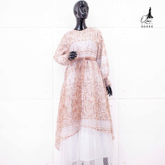 GAMIS OZIAS TILE MOSCREPE PREMIUM 06444 LD 105 I Gamis Fashion Muslimah I Gamis wisuda Rompi Nyaman Panjang