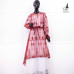 GAMIS OZIAS TILE 06443 LD 105 I Gamis Kondangan Cantik I Gamis Rompi Wanita