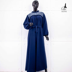 GAMIS OZIAS ZARACREPE PREMIUM 06446 LD 105 I Gamis Kondangan Muslimah I Gamis Wisuda Cantik Nyaman Panjang