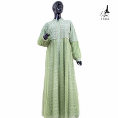 GAMIS OZIAS BROKAT ARABELLA 09866 LD 105 & LD 120 I Gamis Jumbo Premium I Gamis Busui Friendly Muslim Santai Nyaman Panjang