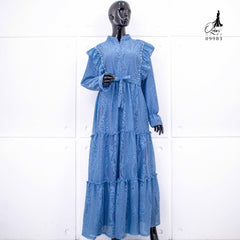 GAMIS OZIKO BROKAT IORA HARUKA 09983 LD 105 120 Gamis Busui Friendly I Gamis Kondangan Mewah Muslim Nyaman