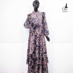 Ozias - Gamis Ceruty Sakura 03975 LD 105 I Gamis Santai Cantik I Gamis Muslimah