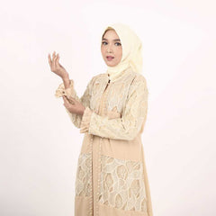 GAMIS OZIAS CERUTY PREMIUM 03950 LD 105 I Gamis Mewah Kondangan I Fashion Muslimah Dewasa l Busui Friendly Panjang Nyaman Santai