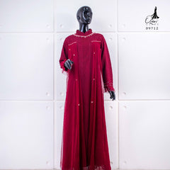 GAMIS OZIAS BROKAT IMPORT 09712 LD 105 I Gamis Kondangan Remaja Muslim Nyaman