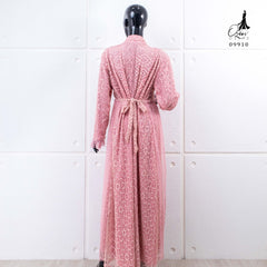 GAMIS OZIKO BROKAT IORA CEILO PREMIUM 09910 I Gamis Pesta Remaja I Gamis Busui friendly Muslim Nyaman 2XL