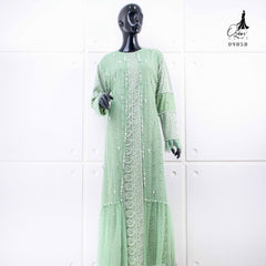 GAMIS OZIAS BROKAT 09466 LD 105 & 09858 LD 120 I Gamis Idul fitri I Gamis Wanita cantik  Muslim Nyaman