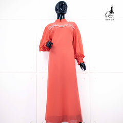 GAMIS OZIKO SIFON CERUTY POLOS 06429 LD 105 I Gamis Super Simpel I Fashion Muslimah Wanita Panjang Nyaman Santaic