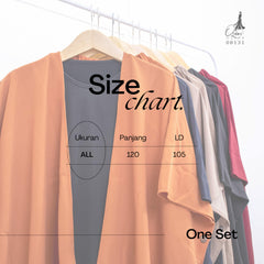 ONE SET OZIAS PREMIUM 08131 I Oneset Muslimah Remaja I Fashion Kondangan Cantik Wanita Panjang