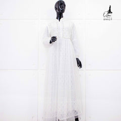 GAMIS OZIAS BROKAT BALIYA 09927 LD 105CM I Gamis Busui Friendly l Fashion Muslimah Panjang Santai