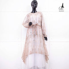 GAMIS OZIAS TILE 06443 LD 105 I Gamis Kondangan Cantik I Gamis Rompi Wanita