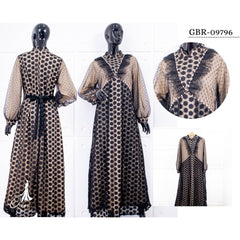 GAMIS OZIAS BROKAT TILE 09796 LD 105 I Gamis Fashion Muslimah I Abaya Lebaran Nyaman Panjang