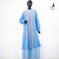 GAMIS OZIAS BROKAT FIMELA 09989 LD 105 I Gamis Fashion Muslimah Wanita Nyaman