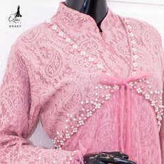 GAMIS OZIAS BROKAT KAGURA 09407 LD 105 I Gamis Kondangan Simpel I Gamis Pesta Dewasa