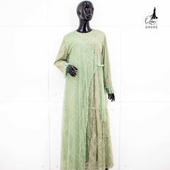 GAMIS OZIAS BROKAT 09995 LD 105 I Gamis Kondangan Remaja I Gamis Pesta Remaja Muslim Nyaman