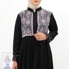 Ozias - Gamis Brokat Import 09925 Ld 105 I Gamis Kondangan Wanita I Gamis Cantik Wanita