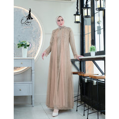 GAMIS OZIAS BROKAT BLOSSOM 09997 LD 105 I Gamis Kondangan Wanita I Gamis Wisuda Remaja