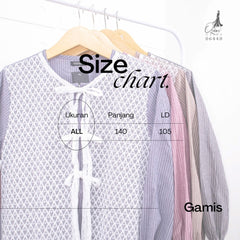 GAMIS OZIAS OXFORD SALUR 06448 LD 105 I Gamis Kondangan Simpel I Gamis Casual Wisuda