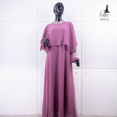 GAMIS OZIAS BROKAT 10 IN 1 09353 LD 105 I Gamis Super Mewah I Gamis kondangan  Muslim Nyaman Fit Motif