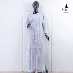GAMIS OZIAS BROKAT 09466 LD 105 & 09858 LD 120 I Gamis Idul fitri I Gamis Wanita cantik  Muslim Nyaman
