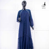 GAMIS OZIAS BROKAT FIMELA 09921 LD 105 & LD 120 I Gamis Mewah Pesta I Fashion Muslim Busui Friendly Fit Motif Nyaman Wanita Dress Panjang Santai Garis