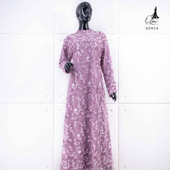 GAMIS OZIAS TILE BORDIR TWOTONE 03954 LD 105 I Gamis Pesta Mewah I Fashion Muslimah Dewasa Nyaman Fit