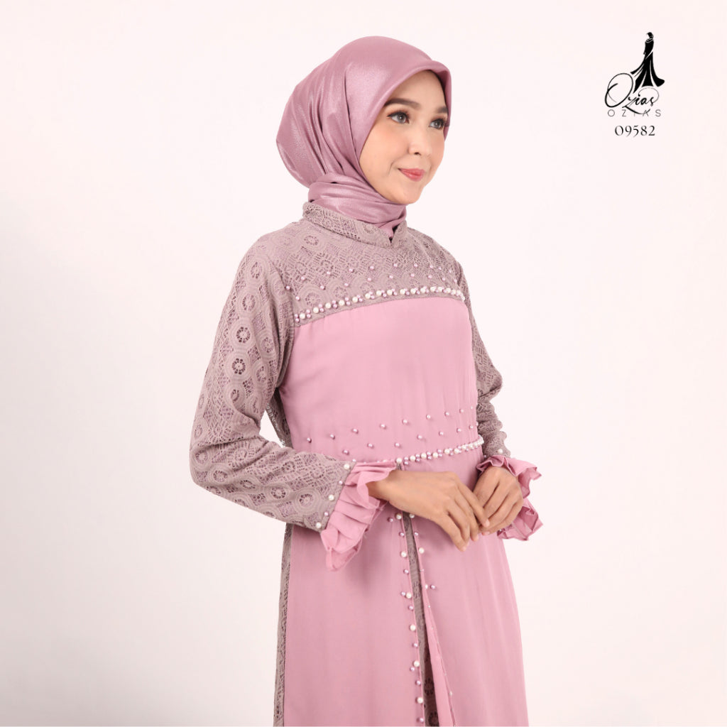 GAMIS OZIAS CERUTY 09582 LD 105 I Gamis Fashion Muslim I Gamis Remaja Nyaman Panjang