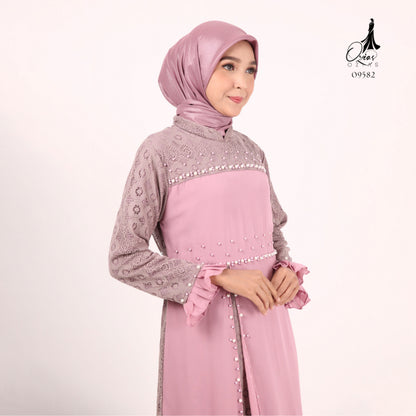 GAMIS OZIAS CERUTY 09582 LD 105 I Gamis Fashion Muslim I Gamis Remaja Nyaman Panjang