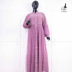 GAMIS OZIAS BROKAT ARABELLA 09866 LD 105 & LD 120 I Gamis Jumbo Premium I Gamis Busui Friendly Muslim Santai Nyaman Panjang