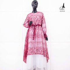 GAMIS OZIAS TILE MOSCREPE PREMIUM 06444 LD 105 I Gamis Fashion Muslimah I Gamis wisuda Rompi Nyaman Panjang