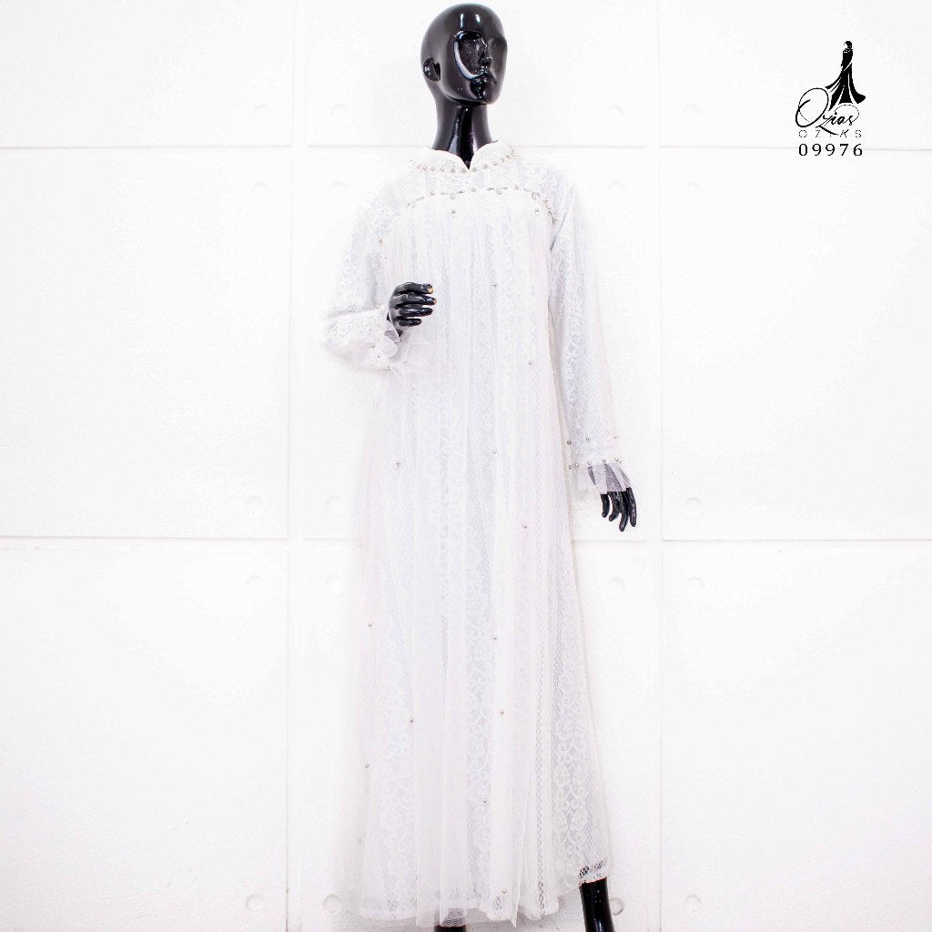 GAMIS OZIAS BROKAT PREMIUM 09976 LD 105 I Gamis Fashion Kondangan I Gamis Wisuda Wanita Nyaman Muslim