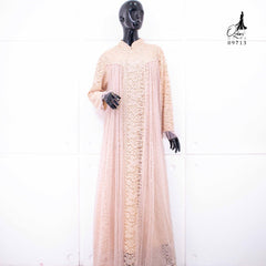 GAMIS OZIAS BROKAT ROSE 09713 LD 105 I Gamis Fashion Muslimah I Gamis Kondangan Remaja  Motif Nyaman