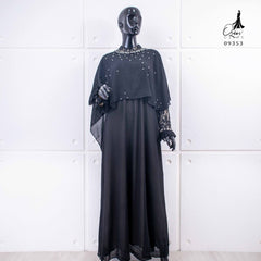 GAMIS OZIAS BROKAT 10 IN 1 09353 LD 105 I Gamis Super Mewah I Gamis kondangan  Muslim Nyaman Fit Motif
