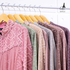 GAMIS OZIKO BROKAT IORA CEILO 09915 LD 105 dan LD 120 I Gamis Mewah Wisuda I Fashion Wanita Muslimah Nyaman Panjang Dress