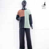 SETELAN KAOS OZIKO PREMIUM IMPORT 06433 I Stelan Wanita I Fashion Formal Nyaman Panjang