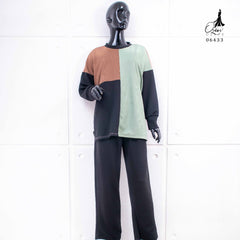 SETELAN KAOS OZIKO PREMIUM IMPORT 06433 I Stelan Wanita I Fashion Formal Nyaman Panjang