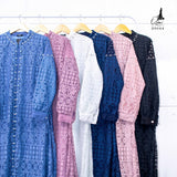 GAMIS OZIAS BROKAT FIMELA 09944 LD 105 I Gamis Wanita Cantik I Gamis Pesta Kondangan
