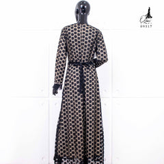 GAMIS OZIAS BROKAT POLKA 09317 LD 105 I Gamis Kondangan Premium I Fashion Muslimah Dress
