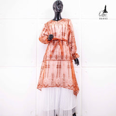 GAMIS OZIAS TILE 06443 LD 105 I Gamis Kondangan Cantik I Gamis Rompi Wanita
