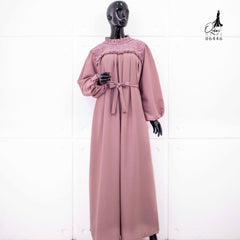 GAMIS OZIAS ZARACREPE PREMIUM 06446 LD 105 I Gamis Kondangan Muslimah I Gamis Wisuda Cantik Nyaman Panjang