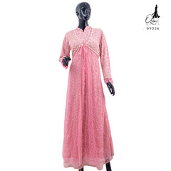 GAMIS OZIAS BROKAT IMPORT 09356 LD 105 I Gamis Wisuda Wanita Muslimah Nyaman Panjang
