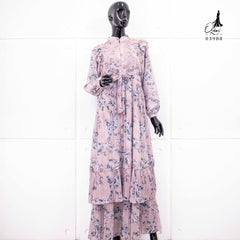 GAMIS OZIAS CERUTY SAKURA 03988 LD 105 I Gamis Fashion Busui I Gamis Kondangan Wanita Muslim Nyaman