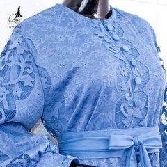 GAMIS OZIAS BROKAT JASMINE 09991 LD 105 120 I Gamis Kondangan Pesta I Gamis Wisuda Remaja Muslim Nyaman 2XL