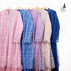 GAMIS OZIAS TILE 07014 LD 105 I Gamis Kondangan Wanita I Gamis Lamaran Cantik Nyaman Muslim
