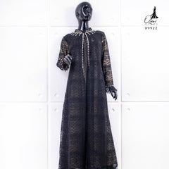 GAMIS OZIAS BROKAT IMPORT PREMIUM 09922 LD 105 I Gamis Kondangan Simpel I Gamis Wisuda Wanita Panjang