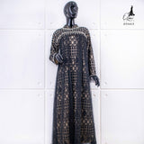 GAMIS OZIAS BROKAT FIMELA 09463 LD 105 & LD 120 I Gamis Fashion Muslimah Nyaman Panjang